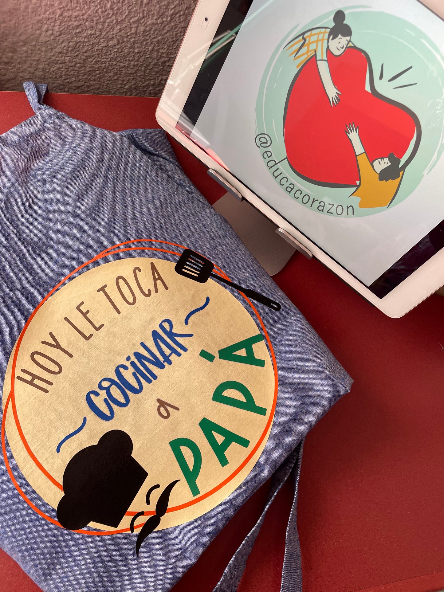 DELANTAL "HOY COCINA PAPÁ"