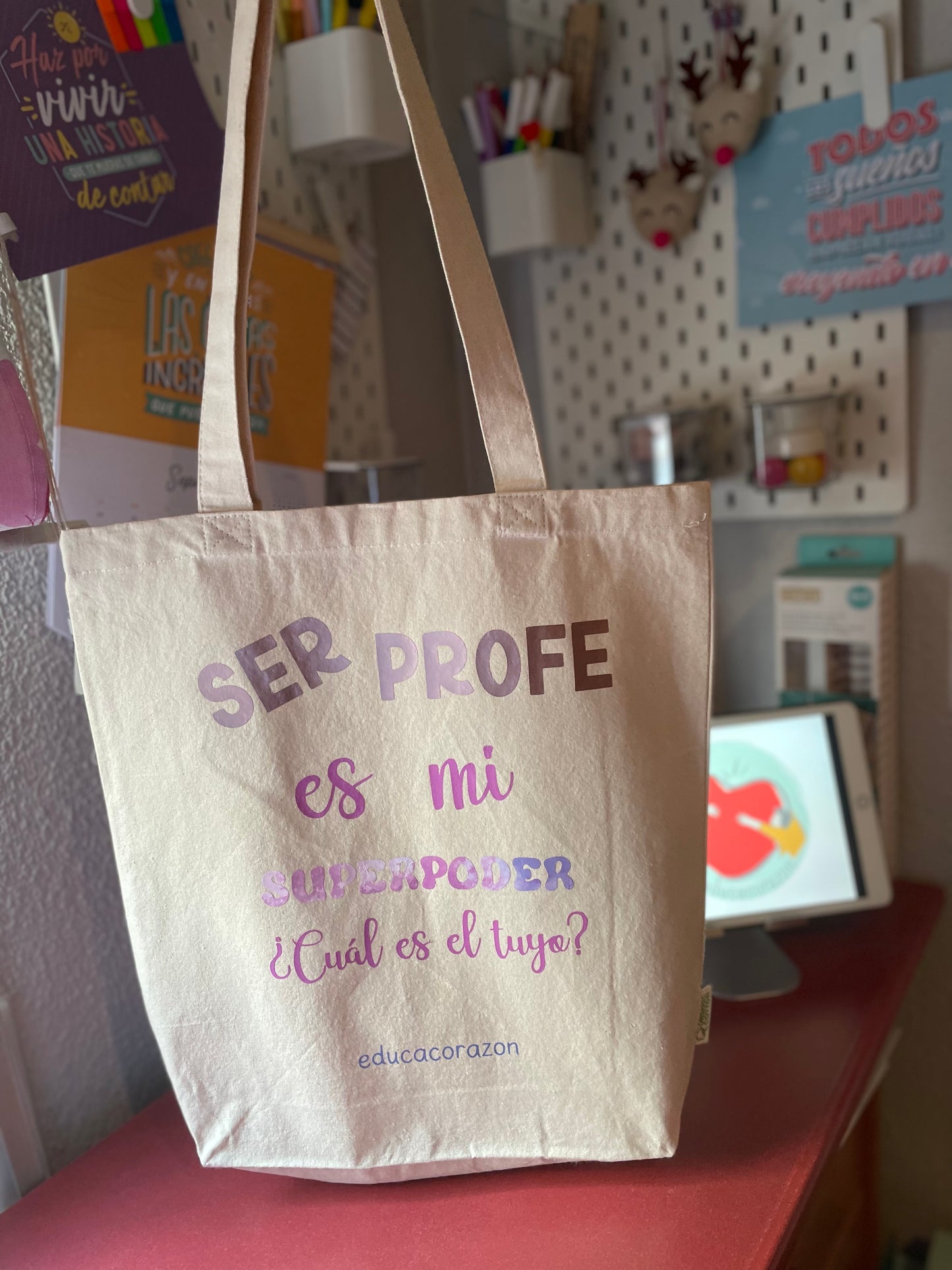 KIT TOTEBAG + NECESER “SER PROFE”