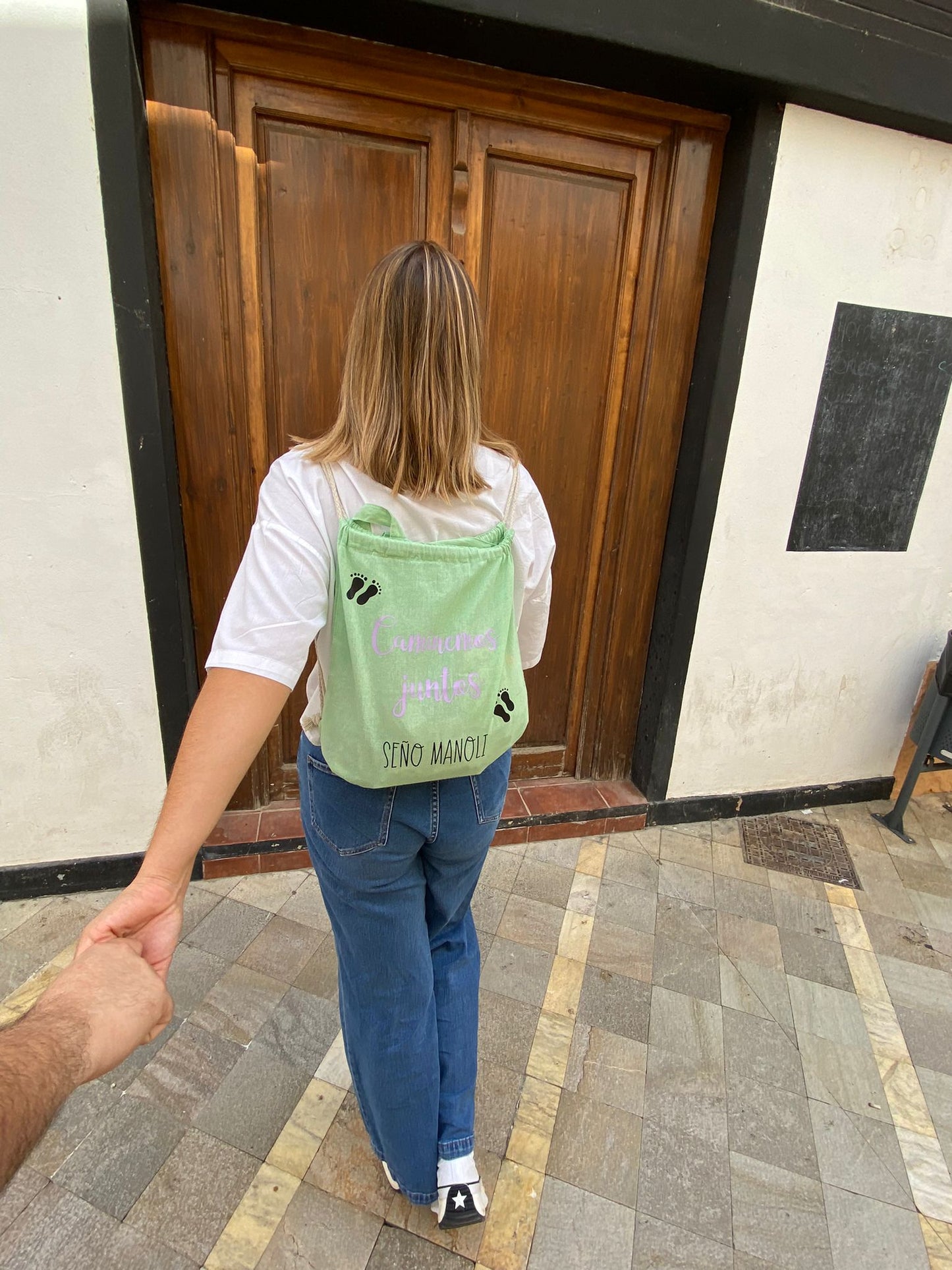 BOLSO MOCHILA “CAMINEMOS JUNTOS”