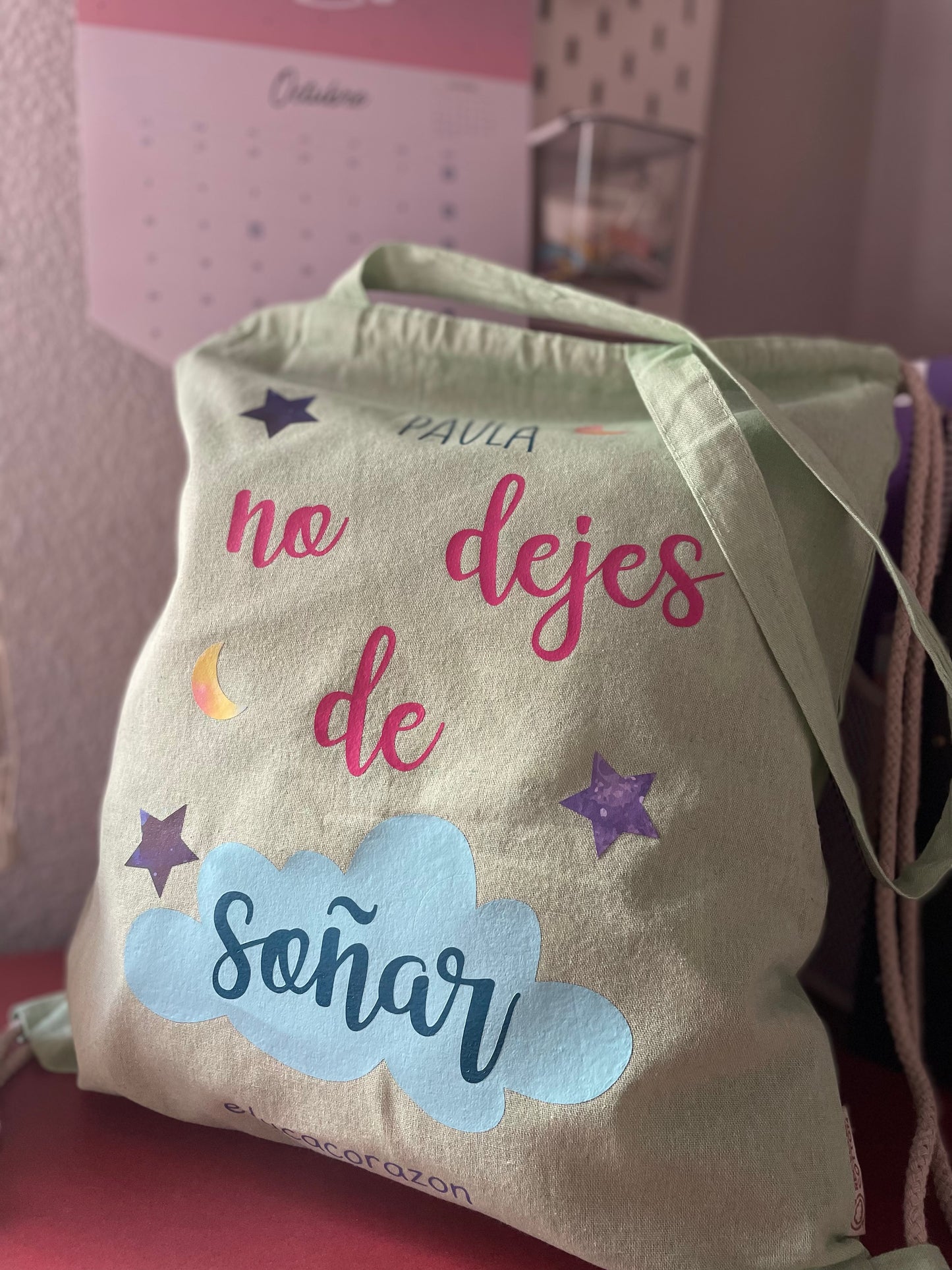 BOLSO MOCHILA “NO DEJES DE SOÑAR”