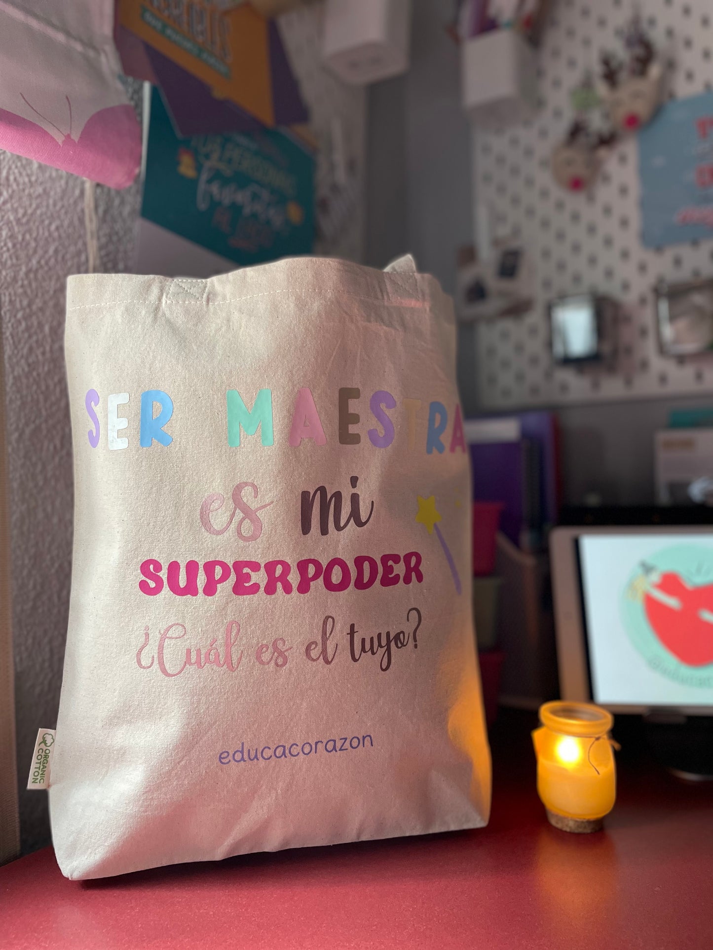 TOTE BAG “SER MAESTRA…”