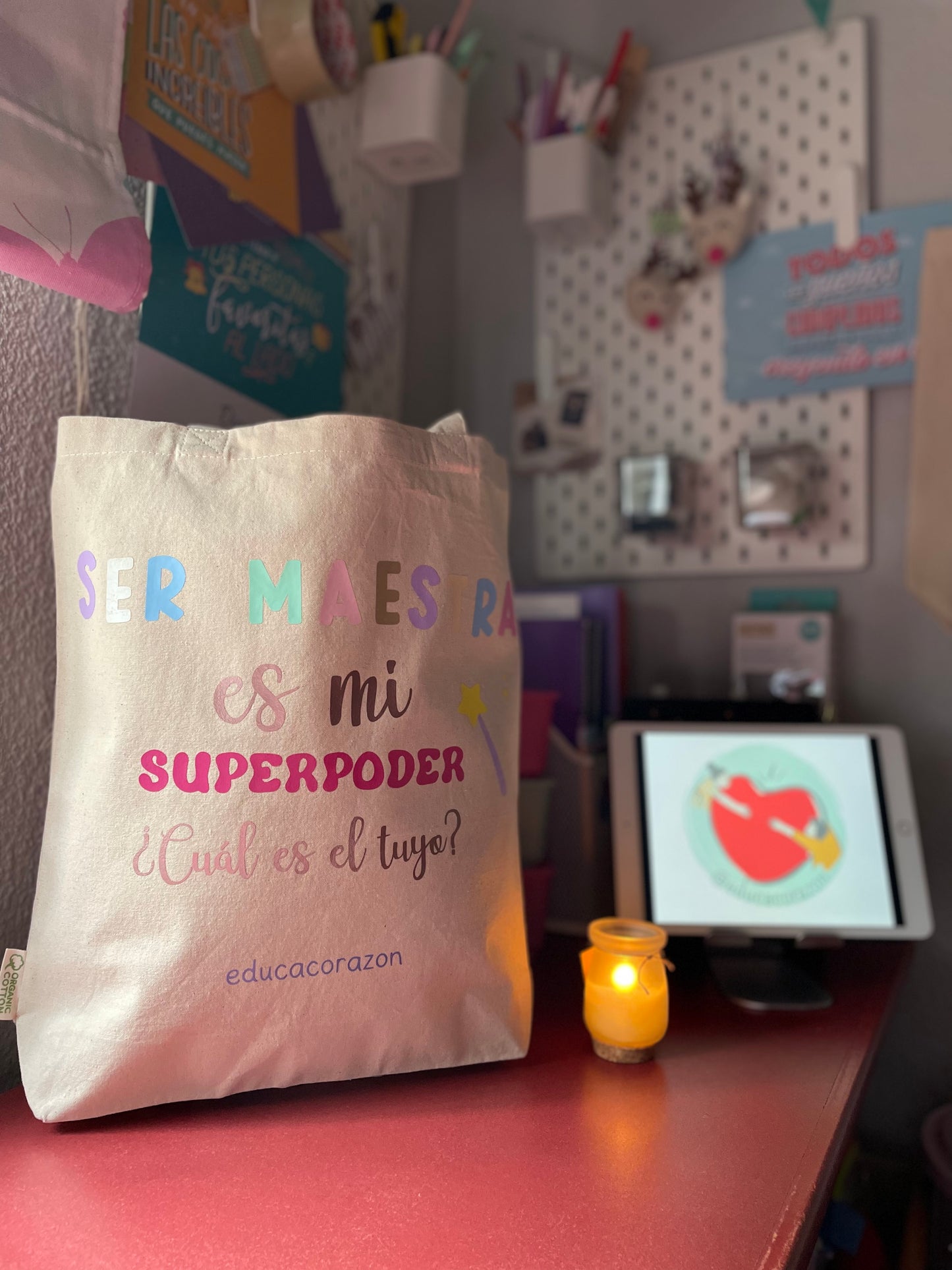 TOTE BAG “SER MAESTRA…”