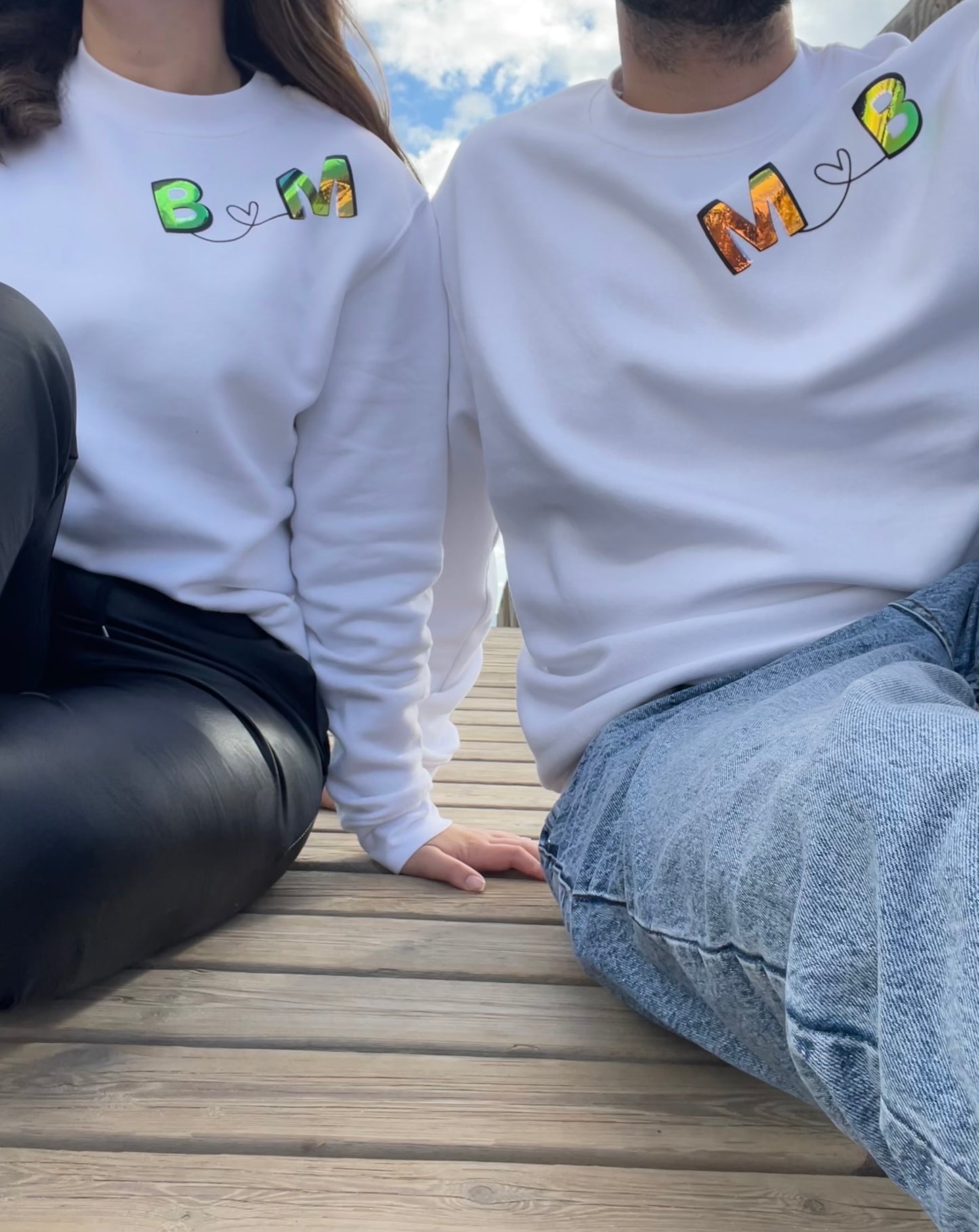 SUDADERA INICIALES ESPEJO
