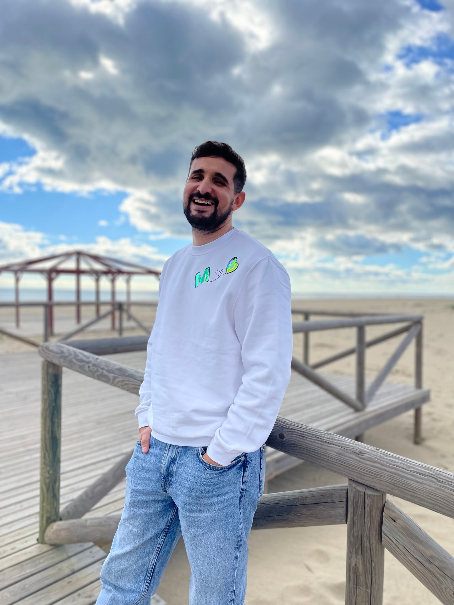 SUDADERA INICIALES ESPEJO