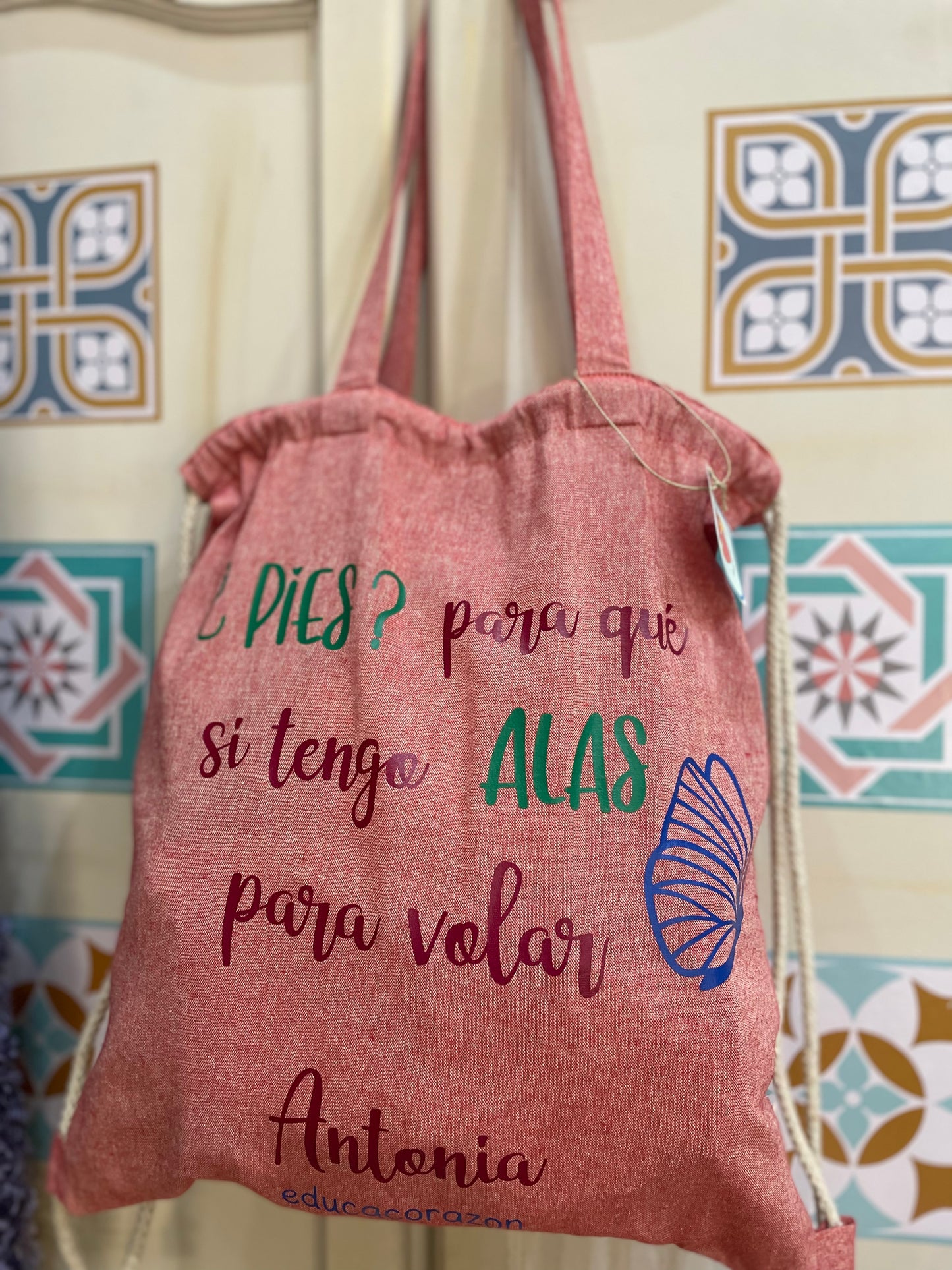 BOLSO MOCHILA “ALAS PARA VOLAR”
