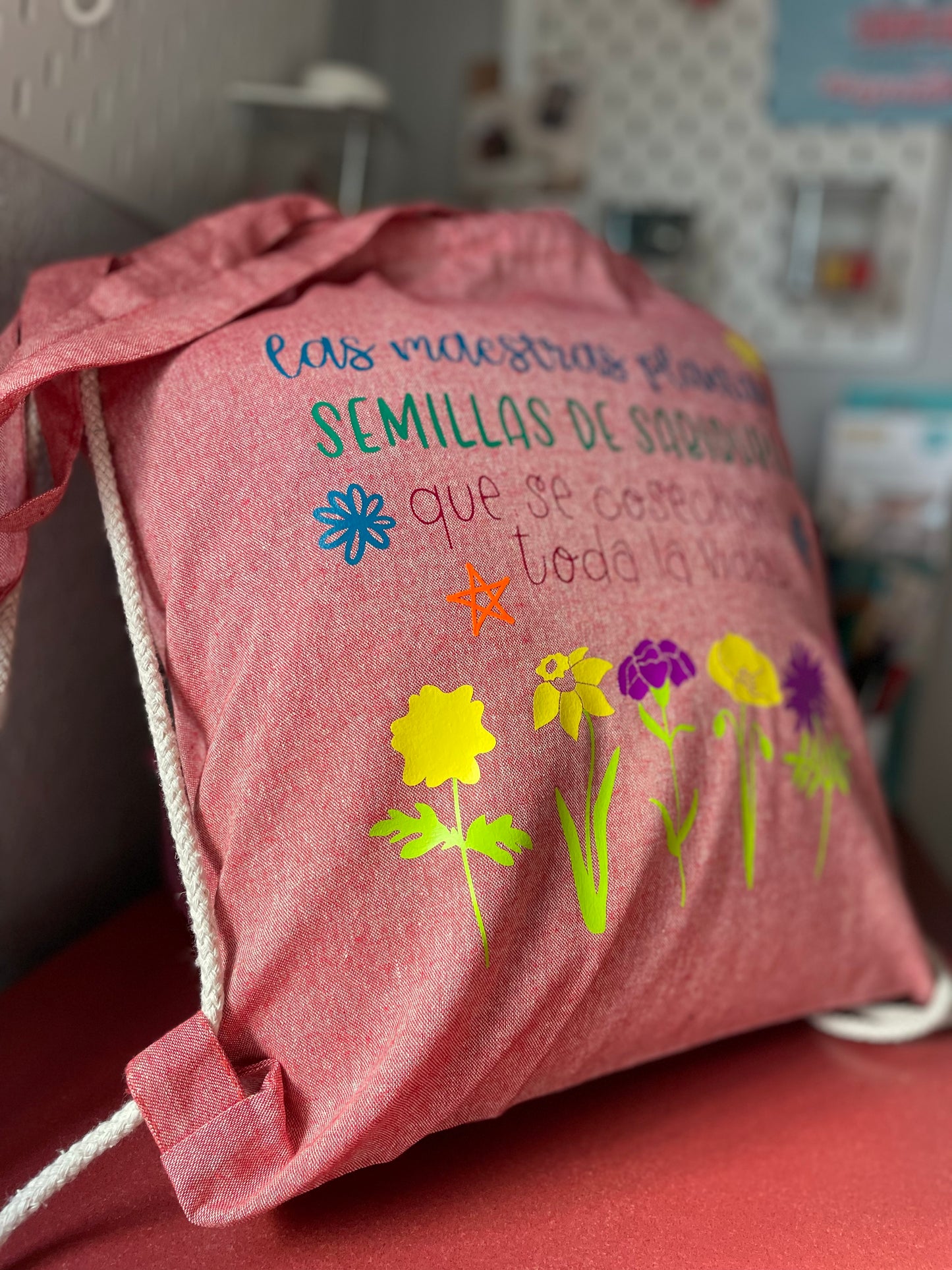 BOLSO MOCHILA “SEMILLAS DE SABIDURÍA…”