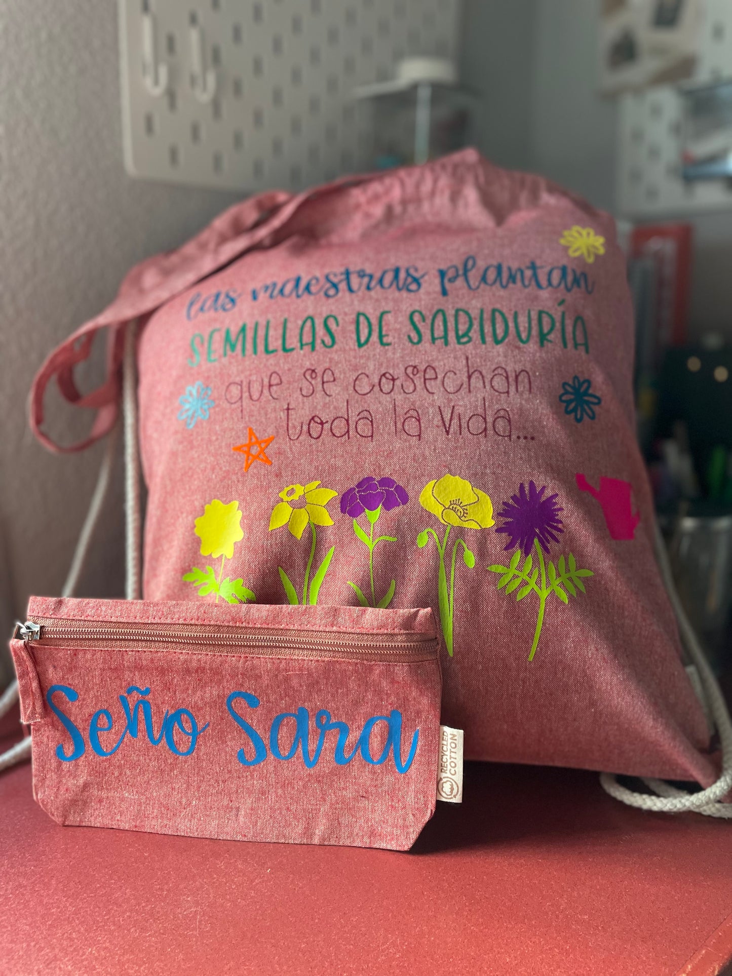 BOLSO MOCHILA “SEMILLAS DE SABIDURÍA…”