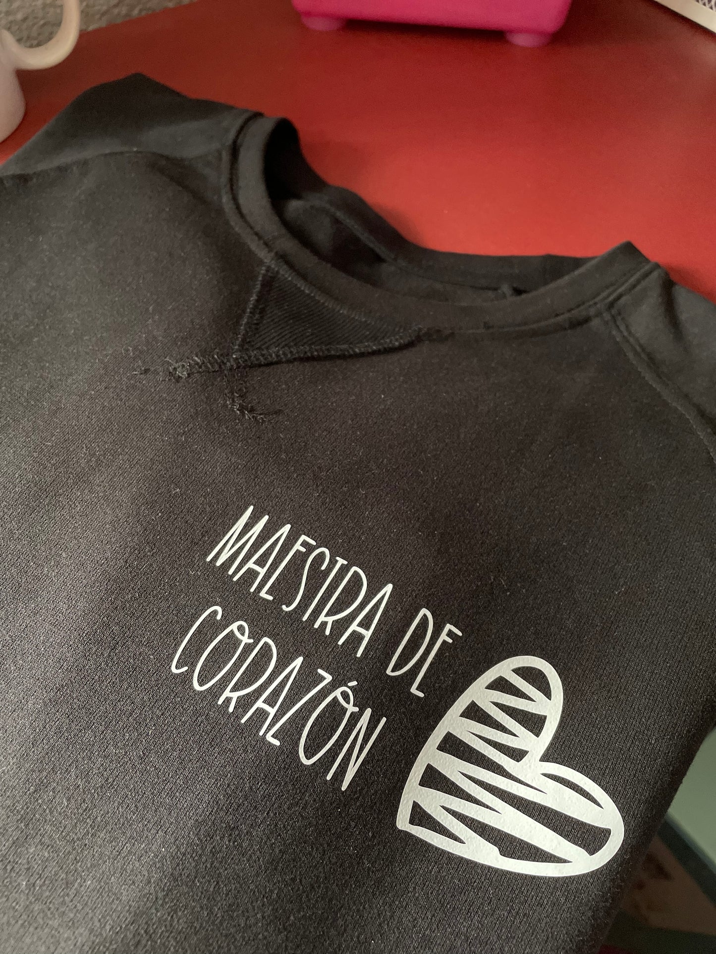 SUDADERA MAESTRA DE CORAZÓN