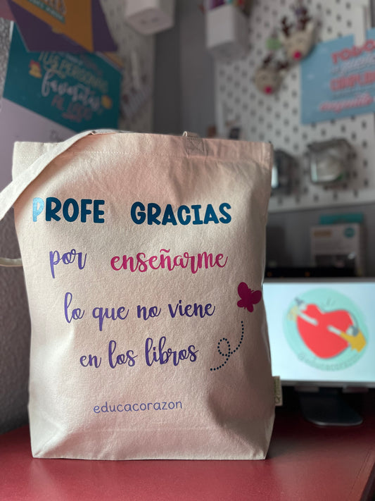 TOTE BAG “PROFE GRACIAS…”